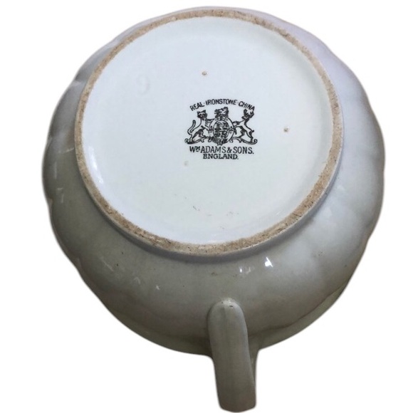 VINTAGE WM ADAMS & SONS IRONSTONE CHAMBER POT ENGLAND - Picture 4 of 6